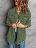 New Style Plus Size Women's Casual Denim Jacket - Simple European Design