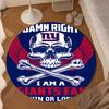 New York Giants Helmet Round mat, Anti-slip Circle Carpet Chair rug For livingroom,Bedroom, doormat home decor Gift Christmas Gifts