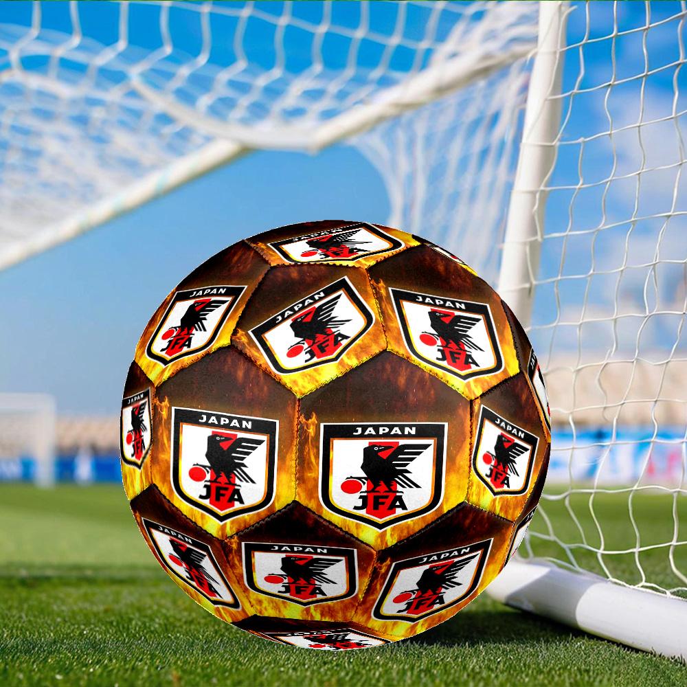 Japan Football Association Emblem Size 5 Soccer Ball, Suitable for Training and Matches, High-Elasticity, Wear-Resistant Material Gift for Fan