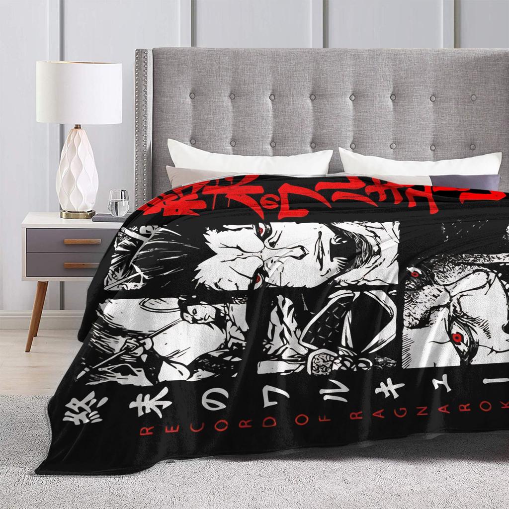 Record of Ragnarok Manga Blanket Flannel Awesome Breathable Throw Blanket for Coverlet Autumn/Winter,