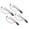 Black Brushless Electronic Speed Controller RGB LED High Speed Controlling Interference Resistant