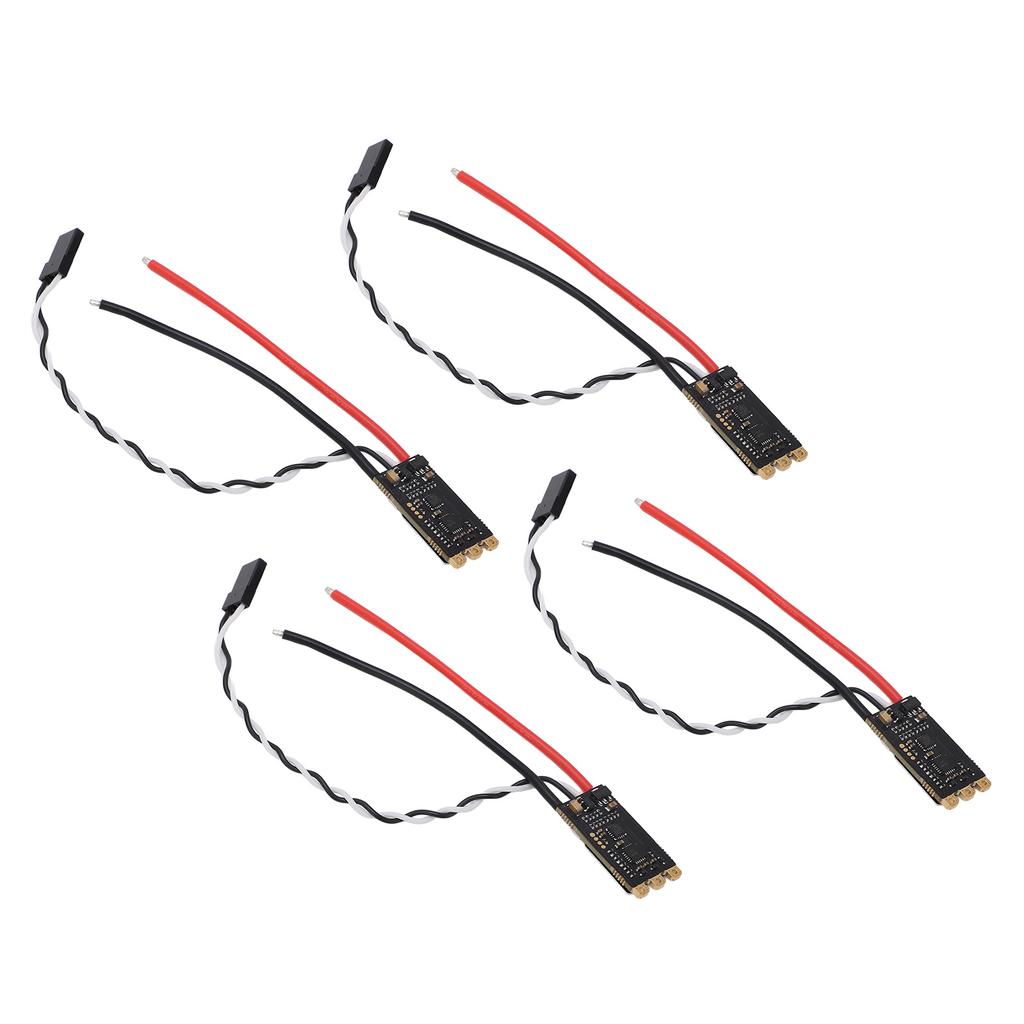 Black Brushless Electronic Speed Controller RGB LED High Speed Controlling Interference Resistant