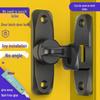 90° Barn Door Lock: No-Punch Latch, Sliding Door Card Buckle, Anti-theft Bolt