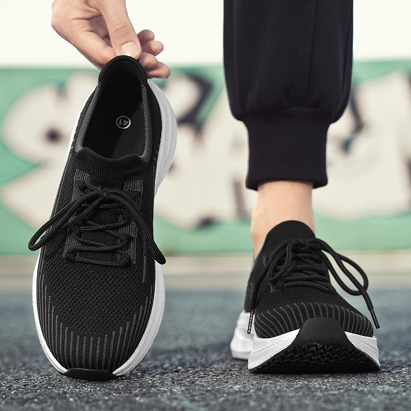 Nuova Moda Uomo Quattro Stagioni Scarpe Comode con Suola Spessa Studenti Ragazzi di Tendenza Suola Morbida Traspiranti Casual Scarpe da Corsa