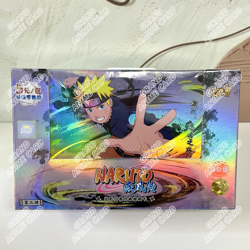 Genuine Naruto Cards T2W9 T4W8 Booster Box Anime TCG Rare SE BP CR MR Ninja World Fight Chapter Collection Kids Toy Gift