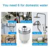 Water Outlet Purifier Universal Faucet Filter for Kitchen Bathroom Shower Household Bathroom Filter PP Cotton High Density
