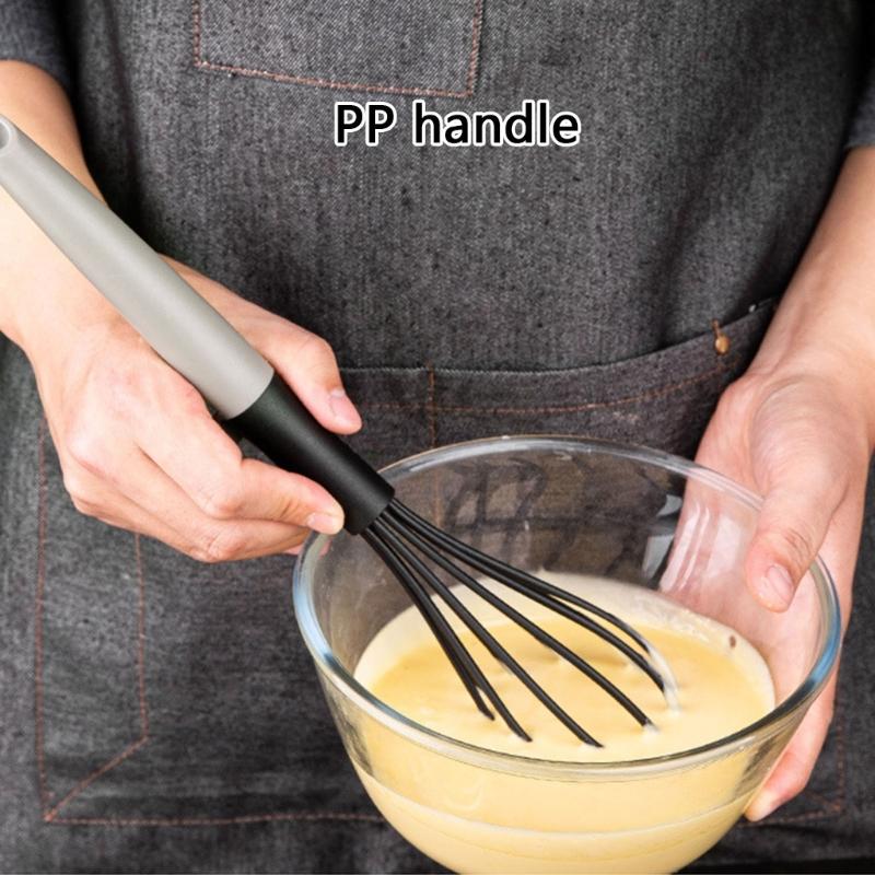 Portable Nylon Whisk Portable Manual Beaters Ideal For Mixing Eggs, Batter, And Cream Without Scratching Cookware