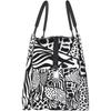 Zebra Pattern Lunch Bag Thermal Tote Bag for Men Women Lunch Box Reusable Insulated Lunch Container for Work Pinic Travel