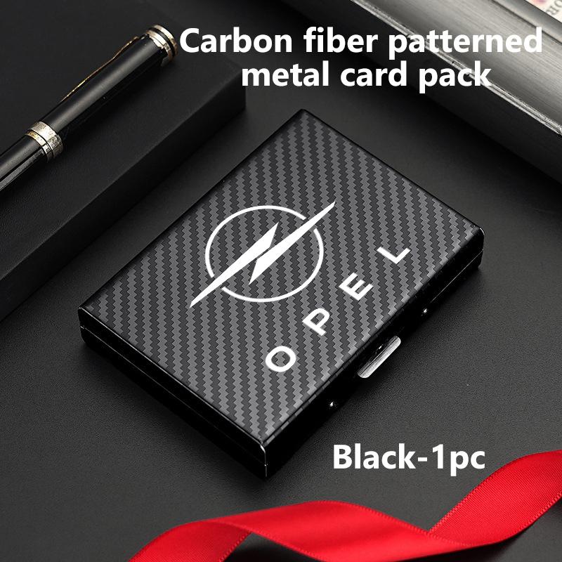 For Opel Multi-functional Car Styling Credit Card Clip Protector Cover Cards Case Storage Bag Corsa Mokka Astra Cascada Adam