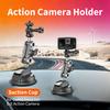 Vehicle Window Windshield Camera Mount 360 Adjustable Camera Suction Cup Car Mount 1/4 Inch for GoPro Insta360 DJI Action Camera