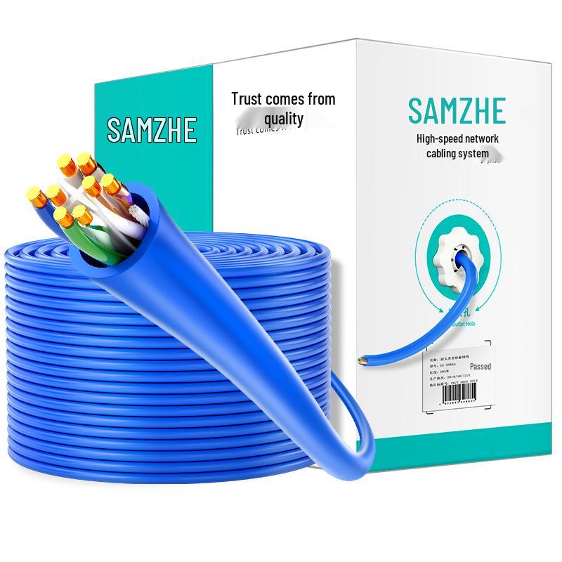 

SAMZHE CAT6 Engineering Unshielded Ethernet Cable, 200m