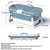 Freestanding Bathtub Toddler Children Twins Family Kids Plastic Silicone Luxury Large Bath Tub Portable Foldable Bathtub
