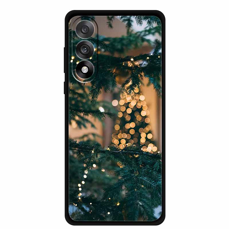 Christmas Phone Cases For OnePlus Nord 5 5G Case Shockproof Silicone Soft Black Cover Christmas Tree for 1+ Nord 5 5G Back Cover