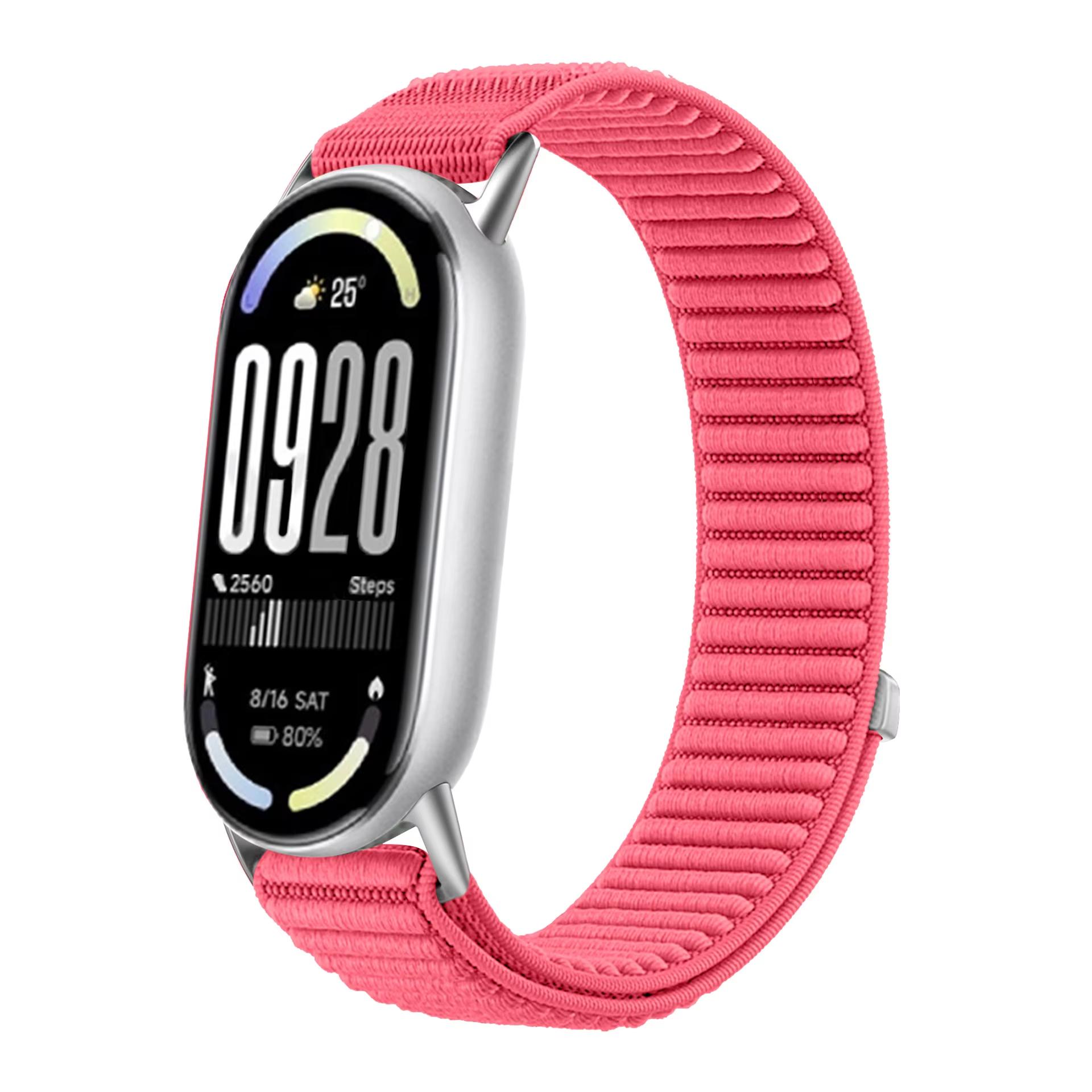 

Нейлоновий ремінець для Xiaomi Mi Band 10 9 8 Спортивний м який Зручний Дихаючий Наручний браслет Ремінець для годинника для Mi Band 10 9 Аксесуари для ремінця mi band 10
