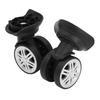 1pair Luggage Wheel Spare Part Black 360 Degree Trunk Wheels Universal Suitcase Castor for Trolley Luggage