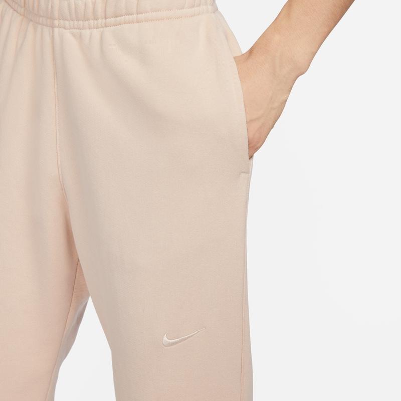 Nike Sportswear Club Solid Print Mid-Rise Tapered Knit Joggers Men Bottoms Sand-Dune FZ4337-126