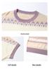 Mom's Spring Knit Cardigan & Summer T-Shirt 2-Piece Set: Stylish Short-Sleeved Top for Middle-Aged & Elderly Women