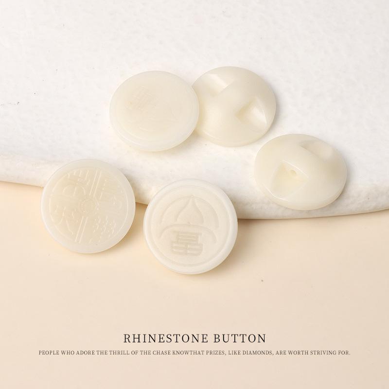 5pcs Dafu Changle Weiyang Fruit Button Chinese National Style Silk Cotton And Linen Shirt Cardigan Cheongsam Hanfu Decorative Button