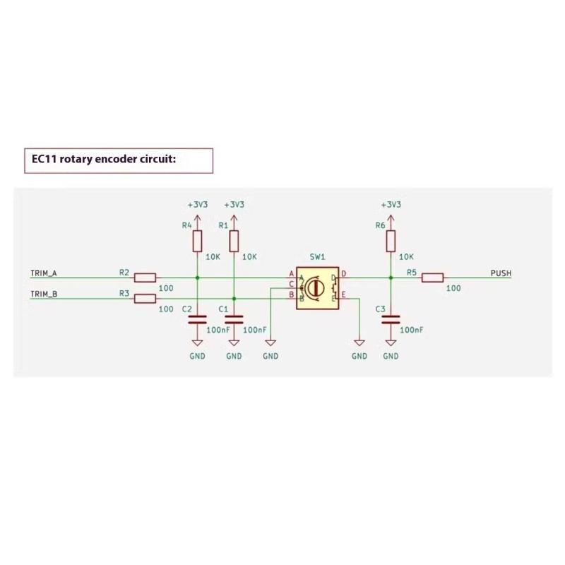 0.96/1.3inch Oleds Screen EC11 Encoders Combo Low Power I2C Communication Electronics Display Module
