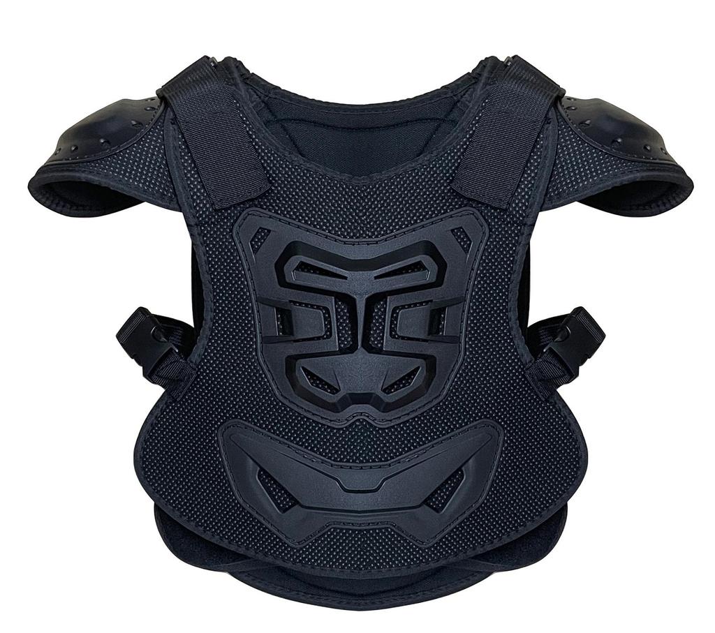 Kids' Motorcycle Balance Bike Armor Set: Knee, Elbow, Chest & Back Protectors.