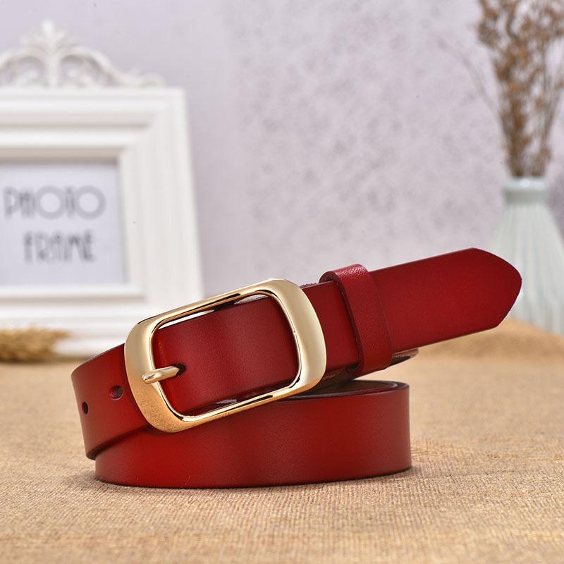 Women'S Belt Leather Cowhide Women'S Casual Belt Decoration