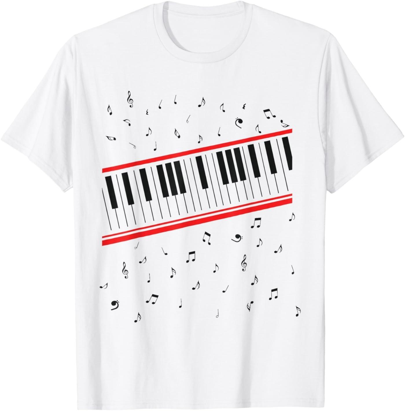 

Beat It Piano T-Shirt 5XL різнокольоровий
