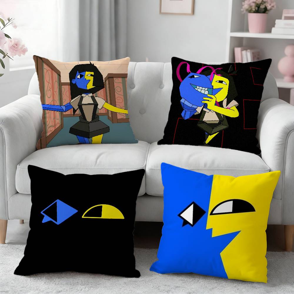 Ena Graphic Joel G Pillow Case Pattern Printed Pillowcase For Living Room Sofa Cushion Cover