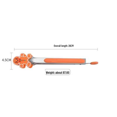 Wutuo 9-Zoll Weihnachts-Lebkuchenmann Lebensmittelzange