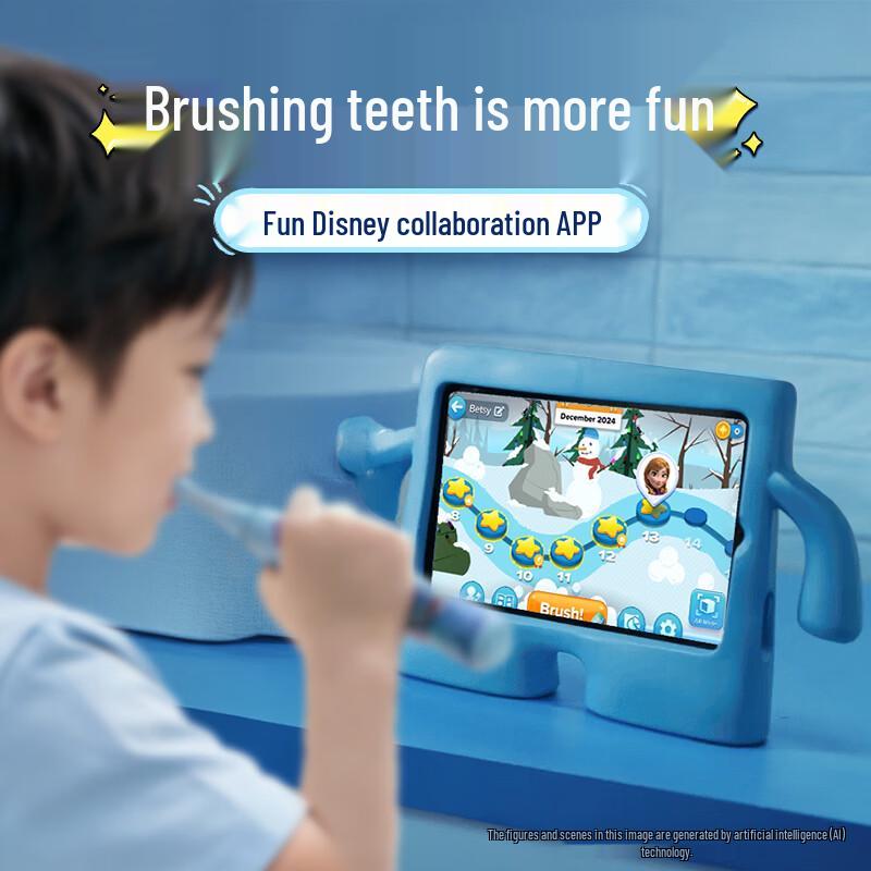 Oral-B Kids iO Series 3 Electric Toothbrush with Stitch Design CN plug (adapter included)