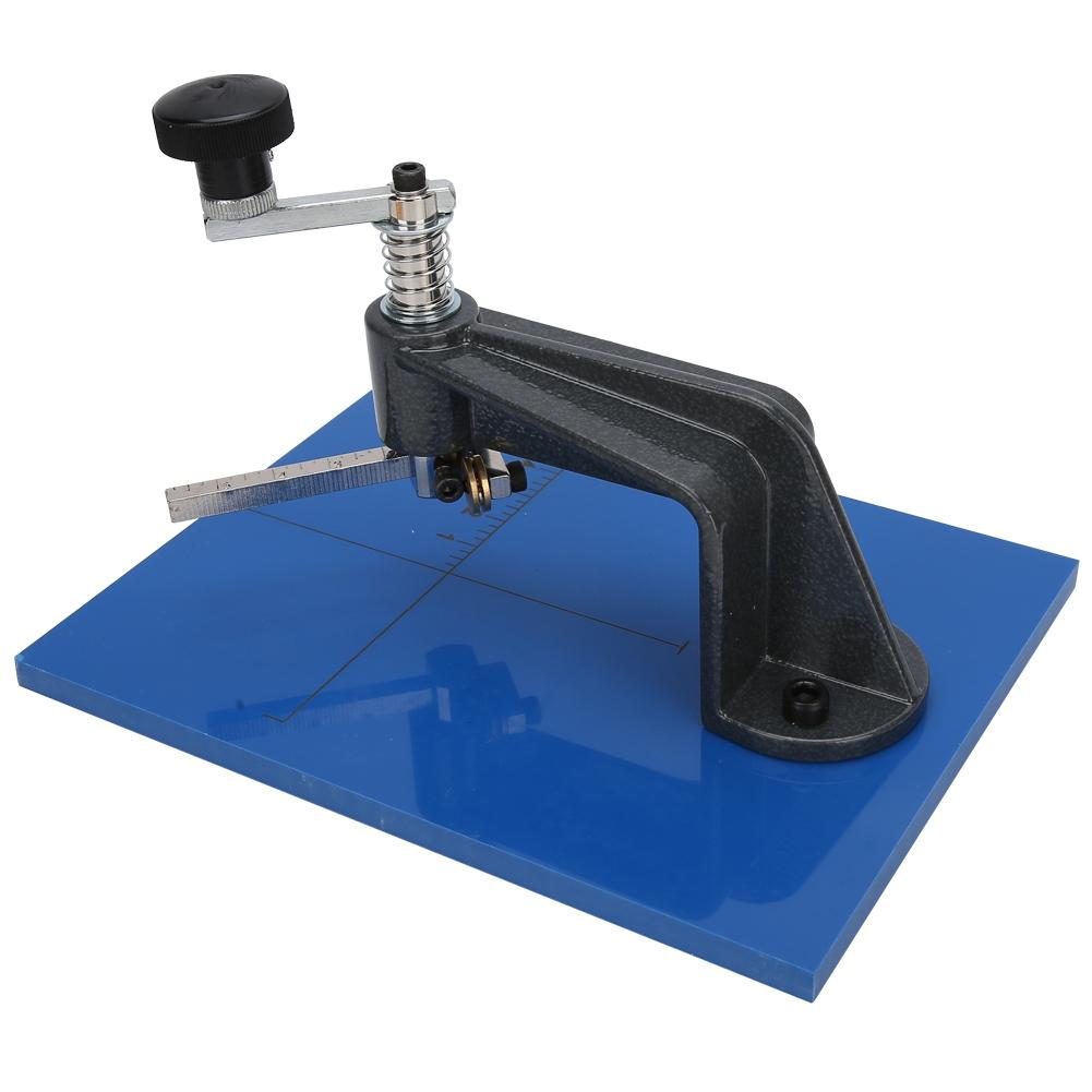 Circle Glass Cutting Table Professional Round Steel Cutter Tool with 2pcs Accessories