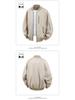 Unisex Retro Bomber Jacket with Solid Colors & Print Designs - Perfect for Spring & Autumn Casual Wear