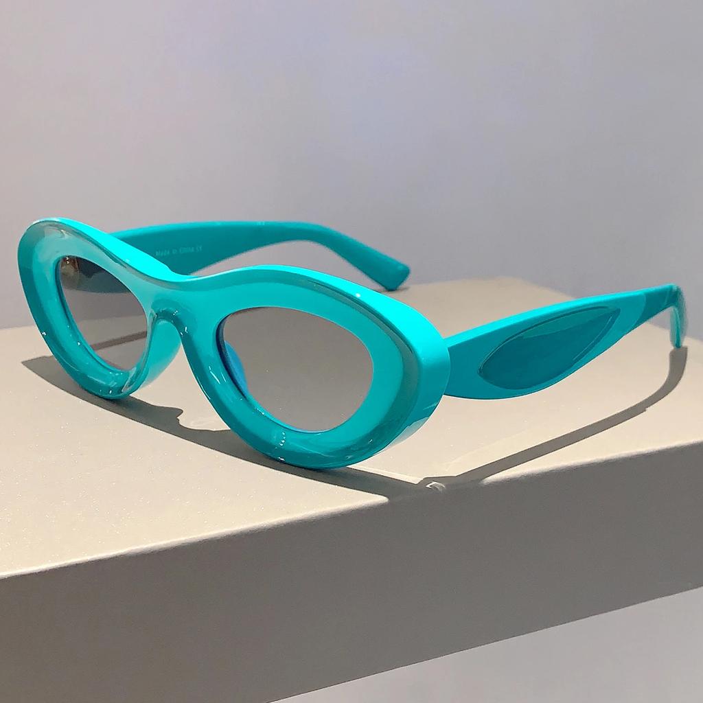 New Oval Sunglasses Women Stylish Multicolor Outdoor Shades Men Trendy Brand Designer Uv400 Protection Beach Eyewear