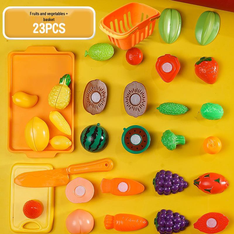 

Детский игровой кухонный набор: Разрезаемые фрукты, овощи и пицца