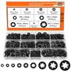 360Pcs Plum Blossom Bearing Clip Gasket Set M2M2.5M3M4M5M6M8-M12 Plum Blossom Gasket Star Gasket