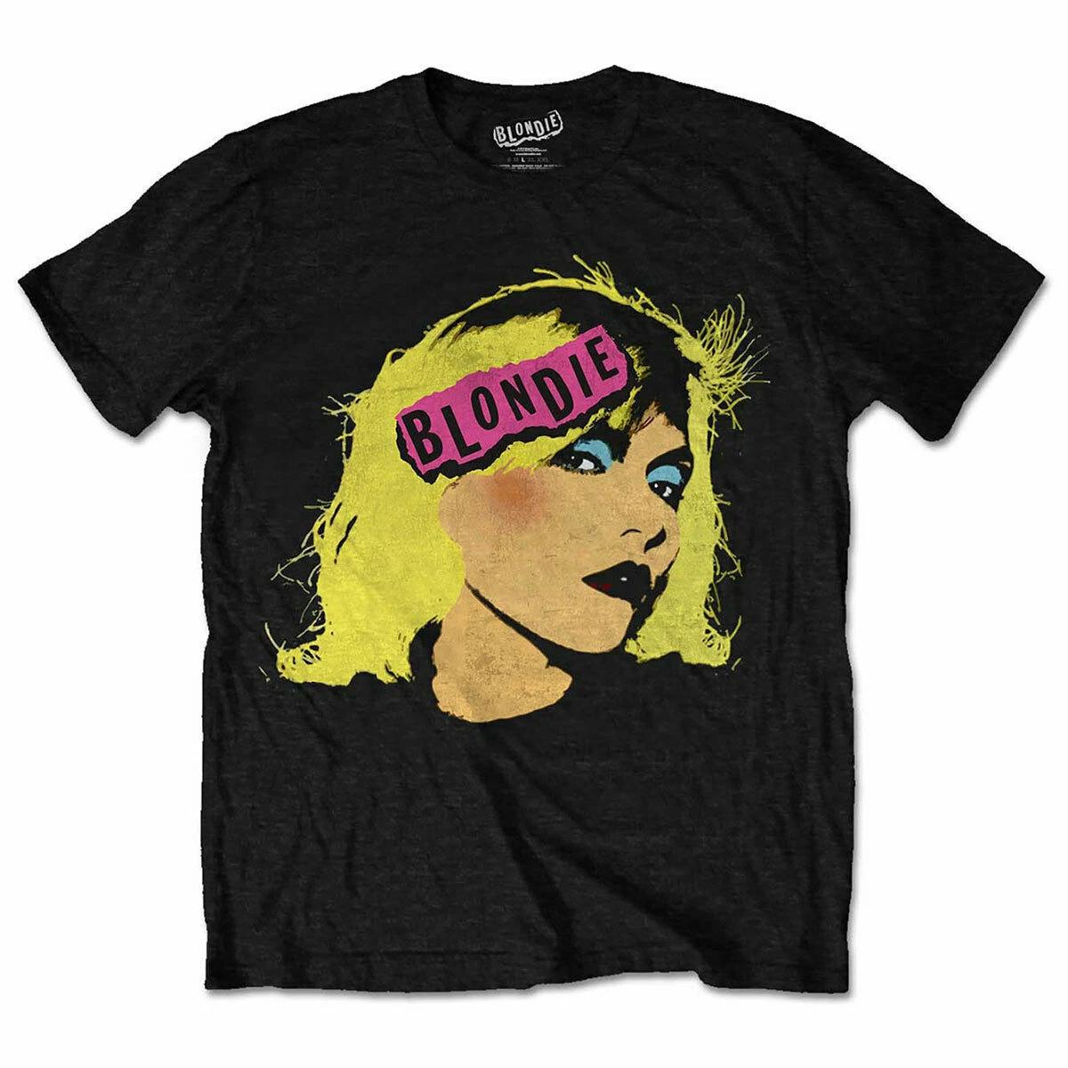 Official Blondie T Shirt Punk Logo Mens Rock Metal Debbie Harry New XL