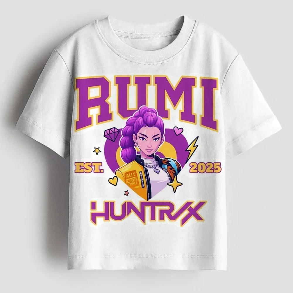 Girls' Dinosaur Hunter Series Women's Sportswear Children's Cartoon T-Shirt