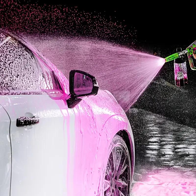Car Exterior Maintenance Cleaner - Strong Formula , High Concentration and High Foam, Pink Car Paint Care Polish Liquid
