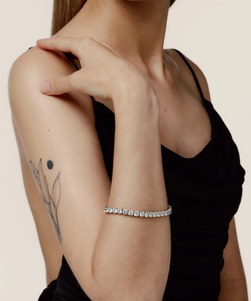 Raindrop Jewelry 5Mm Tennis Bracelet [S925]