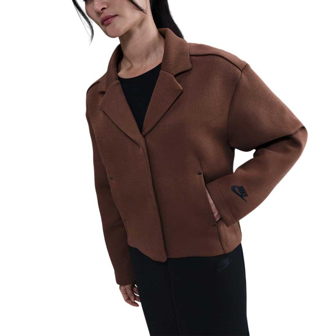 

Nike Sportswear Tech Fleece Futura Solid Color Comfortable Loose Jacket Women jackets HV2452-265 M