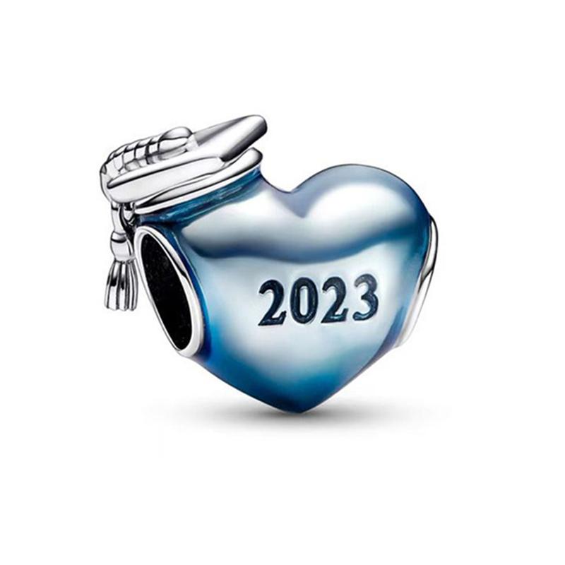 New -Selling Education Series Bachelor'S Cap Pencil Book Charm Fashionable Pendant Fit Original Women Bracelet Jewelry Gift