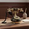 Keramiktelefon Rückruftaste Retro Festnetztelefon Anrufer-ID für Hotel