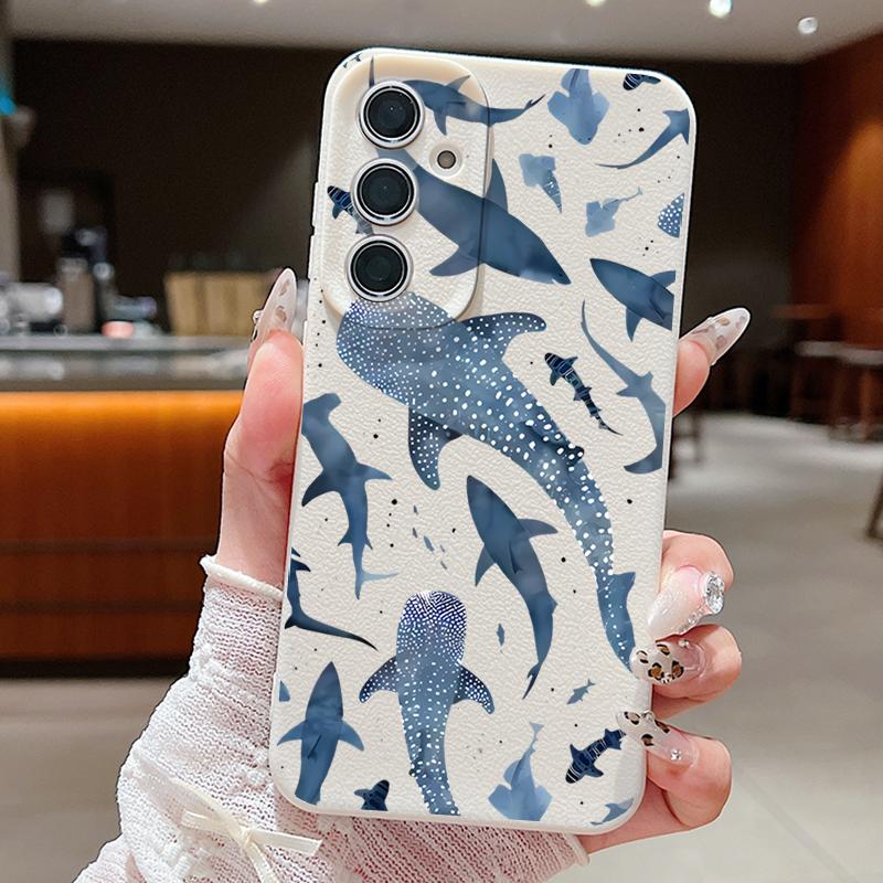 

Мультяшные Акулы Чехол Для Samsung Galaxy S25 S26 Ultra S24 Edge S24 S23 S22 S21 FE A17 A54 A15 A35 A55 A16 A37 A35 A56 A57 5G Capa Galaxy S25+