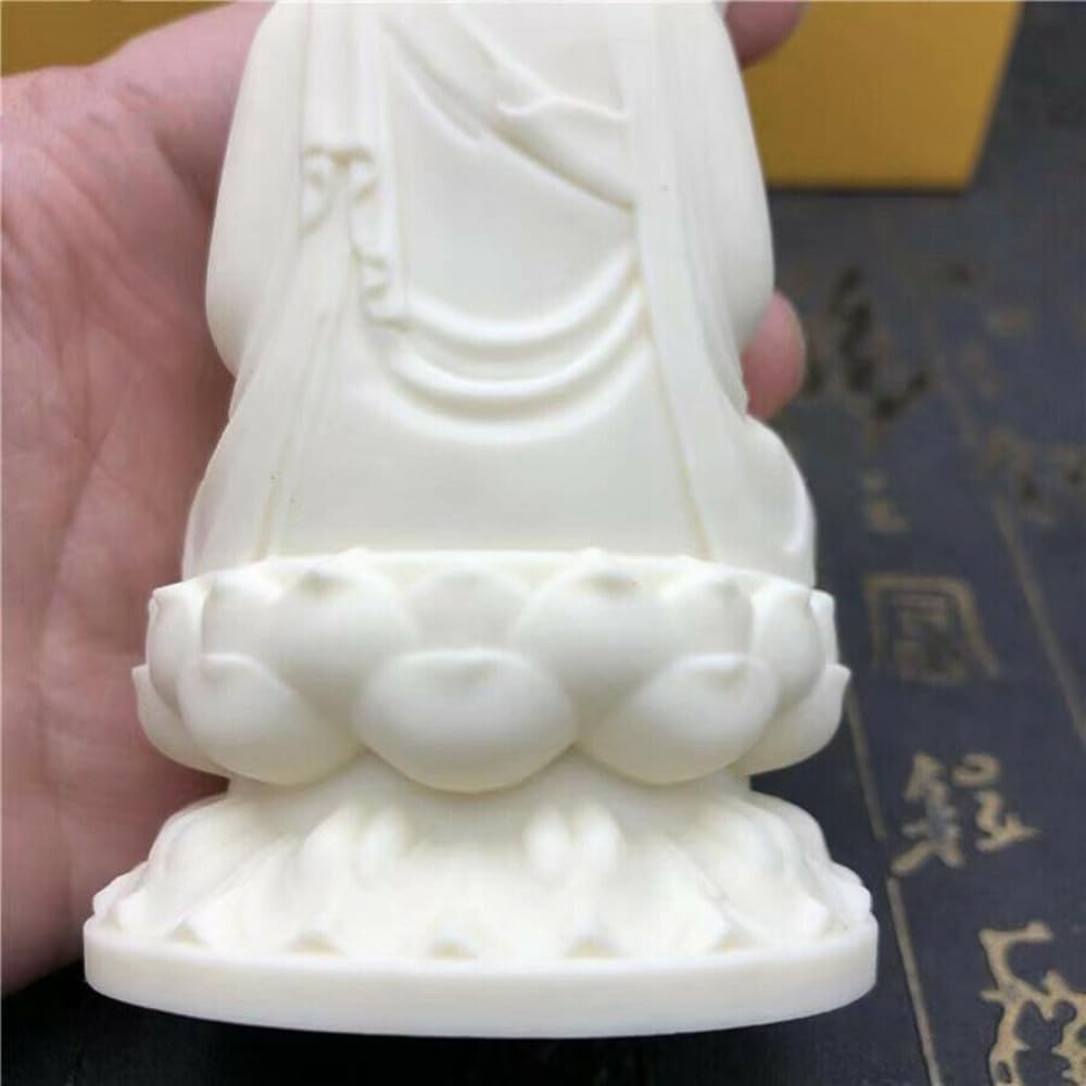 11.5cm Tibet Buddhism Carving Ksitigarbha Bodhisattva Statue Buddha Figurines