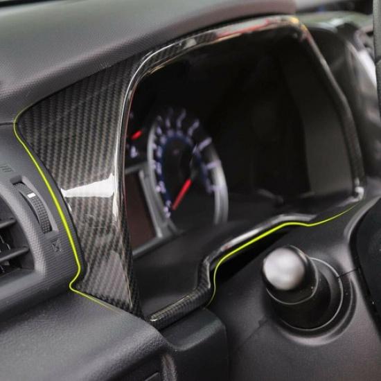 Dashboard Frame Trim Decor Cover For 4Runner 2010- Accessories Carbon Fiber