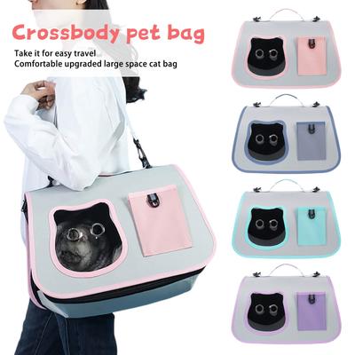 Crossbody Pet Bag Convenient Crossbody Large Capacity Pet Bag