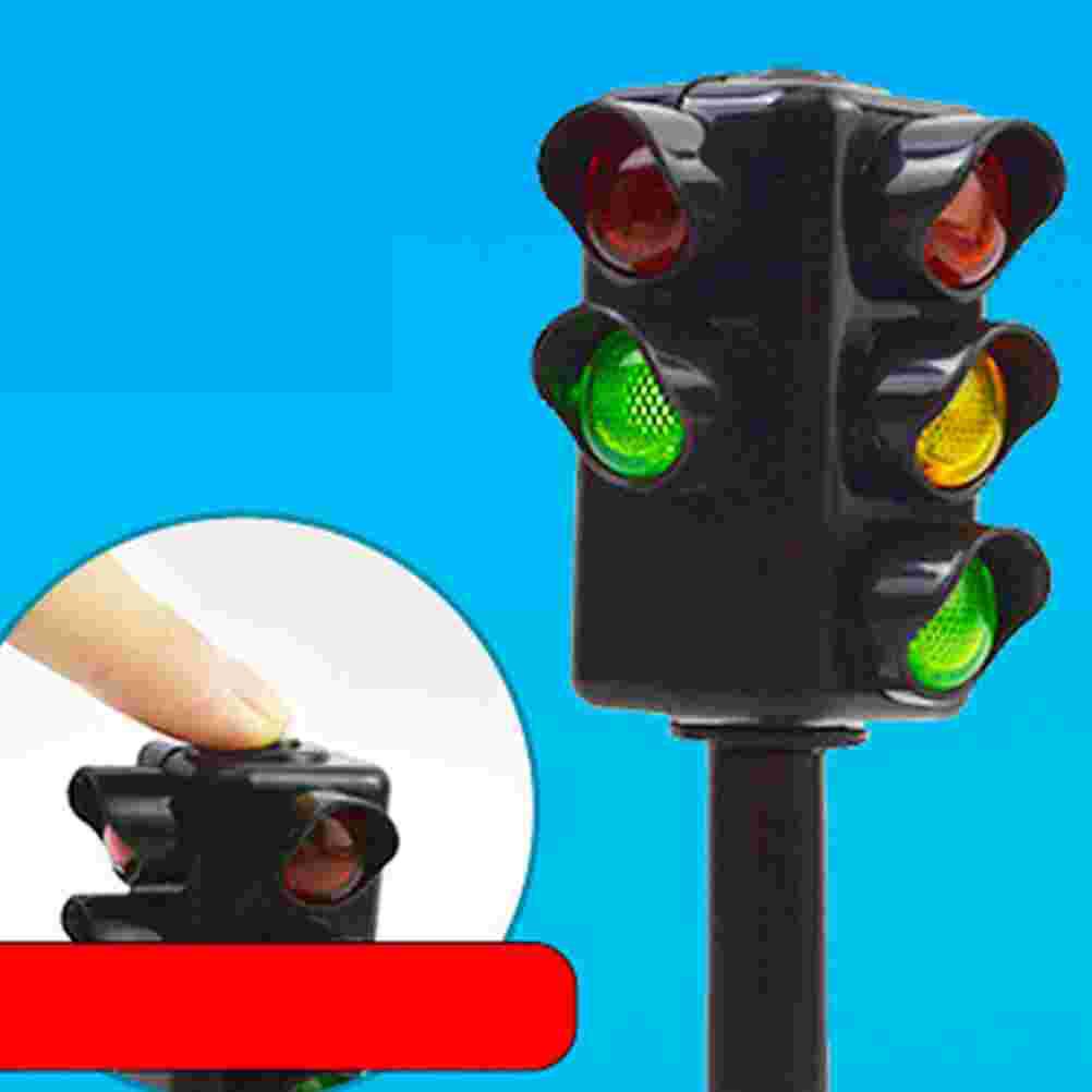 2 stücke Rolle Spielen Ampel Zebrastreifen Signal Spiel Kinder Verkehrs Pretend Spielen Verkehrs Lampe Spielzeug Kinder Fähigkeiten Entwicklung Spielzeug