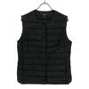 Ultra Light Down Vest L Black With Storage Bag Women Used