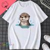Funny Otter Rust Anotter Day for Otter Lover Funky Womens Top Y2k Clothes Women Clothing Tshirts Goth Harajuku Fashion Tops