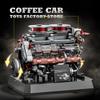 Non-Toxic 1236Pcs Tank Engine Moc Bricks Assembly Model Ww2 Armored Cars Parts Creative Building Blocks Toys Desktop Decor Gifts For Adult