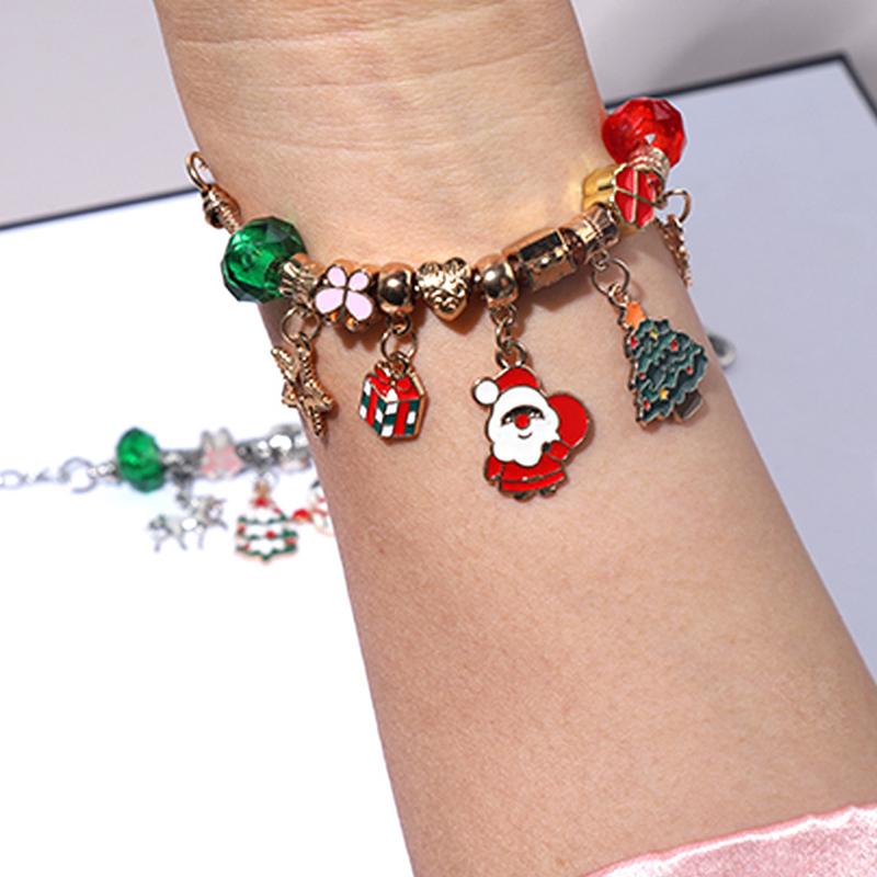 Children'S Christmas Creative Gift Bracelets Crochet Blind Boxes Handcrafted Beaded Bracelets Toy Gift Boxessouvenirs Part